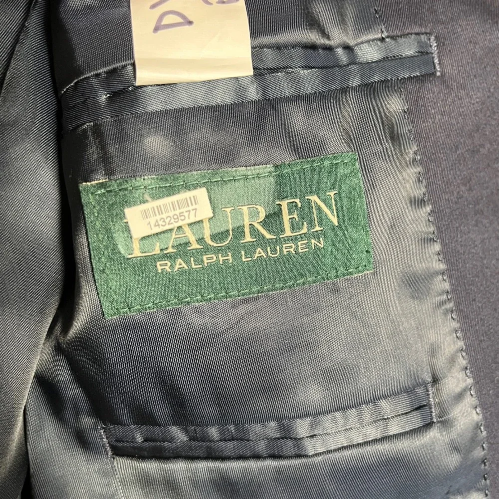 Boys Ralph Lauren Navy Blue‎ Blazer Jacket 14R Classic Style